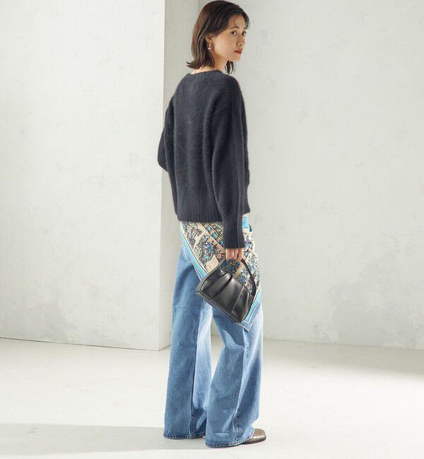 SHIPS for women「〈手洗い可能〉フォックス クルーネック ニット プルオーバー」|ニット・セーター|