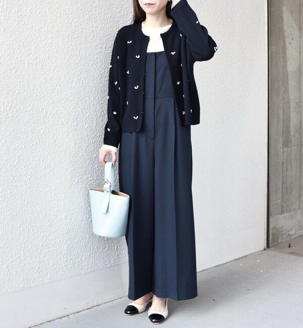 SHIPS Colors 「SHIPS Colors:〈手洗い可能〉ストレッチ レース ボートネック トップス◇」|Tシャツ・カットソー|