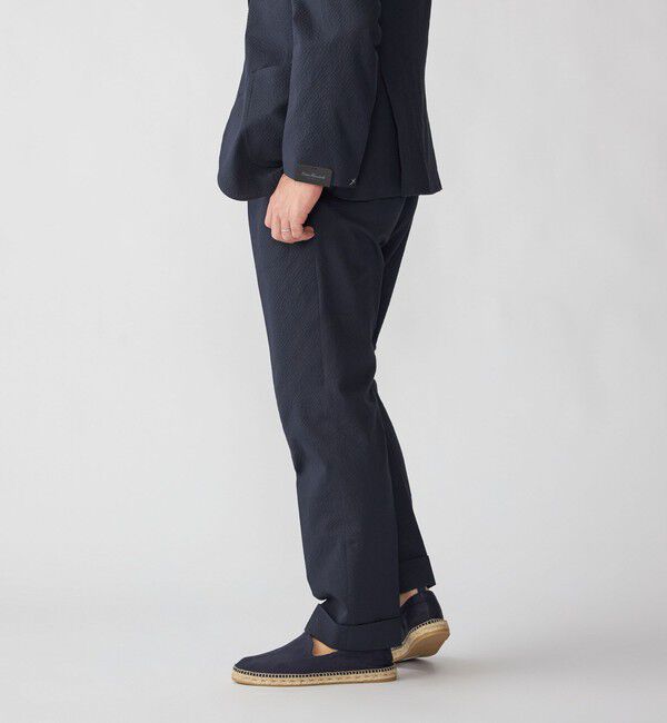 SHIPS「【SHIPS別注】Errico Formicola: VITO コットン シアサッカー スラックス」|スラックス|