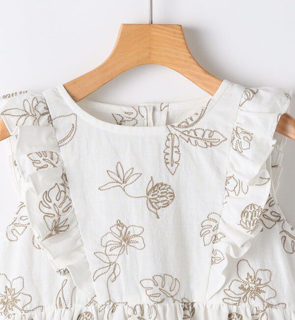SHIPS KIDS「SHIPS KIDS:100～130cm /エンブロイダリー ワンピース」|ワンピース|