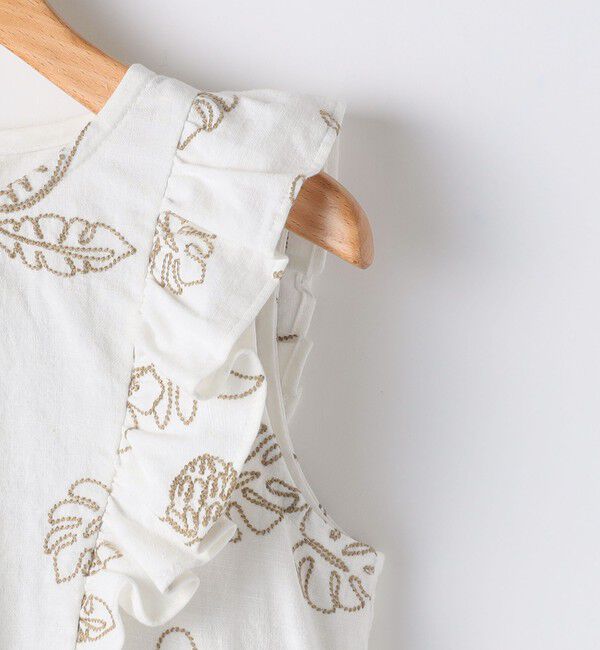 SHIPS KIDS「SHIPS KIDS:100～130cm /エンブロイダリー ワンピース」|ワンピース|