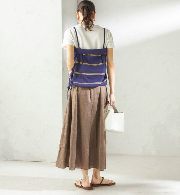 SHIPS for women「《予約》【SHIPS別注】crinkle crinkle crinkle:〈洗濯機可能〉POLO CAMI」|キャミソール|