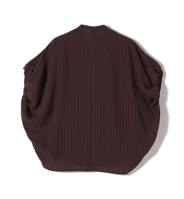 SHIPS Colors 「《予約》SHIPS Colors:〈手洗い可能〉ナイロンレーヨン ストライプ コクーン シャツ◆」|シャツ・ブラウス|