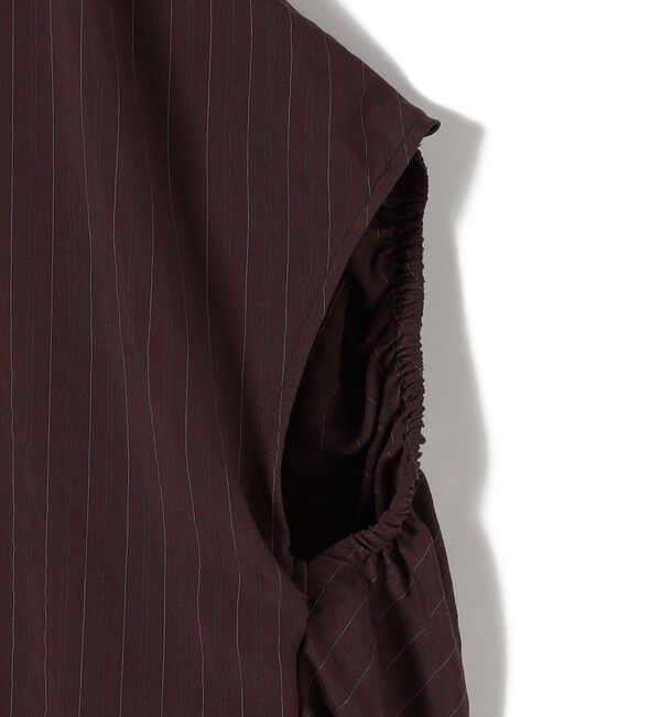 SHIPS Colors 「《予約》SHIPS Colors:〈手洗い可能〉ナイロンレーヨン ストライプ コクーン シャツ◆」|シャツ・ブラウス|