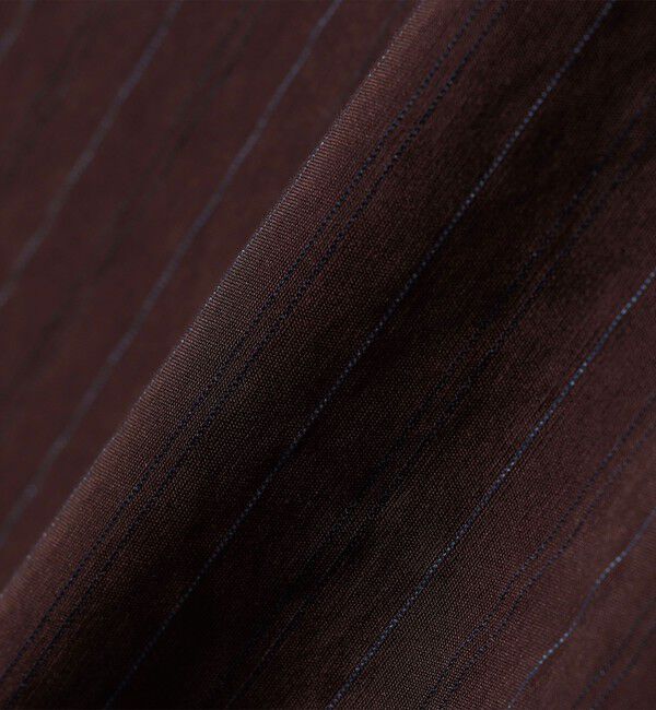 SHIPS Colors 「《予約》SHIPS Colors:〈手洗い可能〉ナイロンレーヨン ストライプ コクーン シャツ◆」|シャツ・ブラウス|