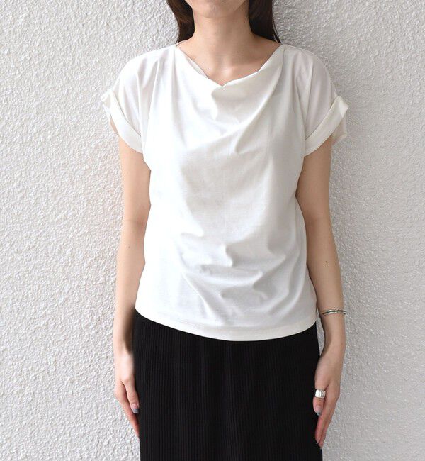SHIPS Colors 「《予約》SHIPS Colors:〈接触冷感・手洗い可能〉クールタッチ ドレープ TEE◆」|Tシャツ・カットソー|