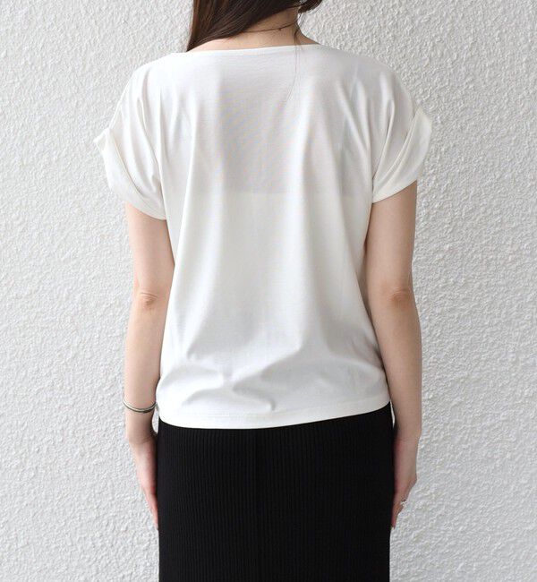 SHIPS Colors 「《予約》SHIPS Colors:〈接触冷感・手洗い可能〉クールタッチ ドレープ TEE◆」|Tシャツ・カットソー|