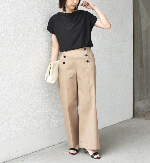 SHIPS Colors 「《予約》SHIPS Colors:〈接触冷感・手洗い可能〉クールタッチ ドレープ TEE◆」|Tシャツ・カットソー|