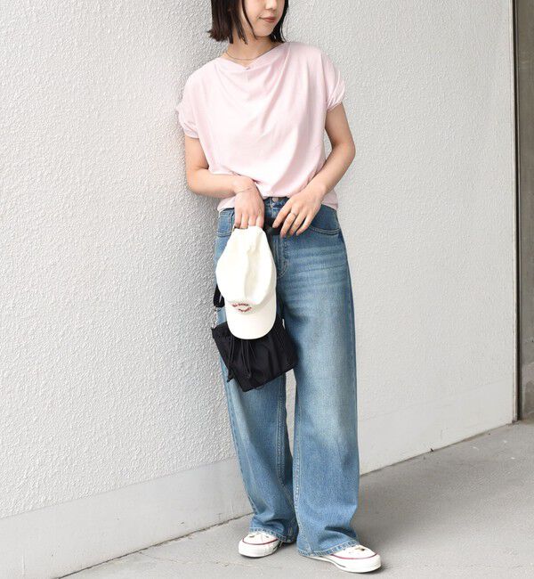 SHIPS Colors 「《予約》SHIPS Colors:〈接触冷感・手洗い可能〉クールタッチ ドレープ TEE◆」|Tシャツ・カットソー|