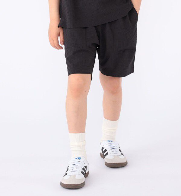 SHIPS KIDS「【SHIPS KIDS別注】ARCH&LINE:100～130cm / 〈家族おそろい〉SOLOTEX(R) ショーツ」|その他|ブラック