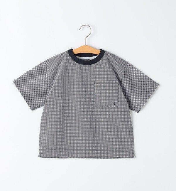 SHIPS KIDS「【SHIPS KIDS別注】ARCH&LINE:140～160cm / 〈家族おそろい〉SOLOTEX(R) Tシャツ」|Tシャツ・カットソー|ネイビー