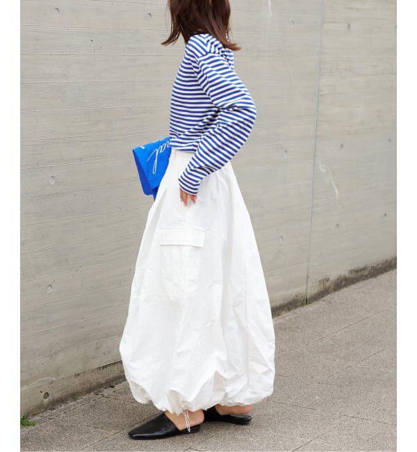 OUTDOOR PRODUCTS Usual Things「WEB・横浜店限定カラーあり ドロストバルーンカーゴスカート」|スカート|