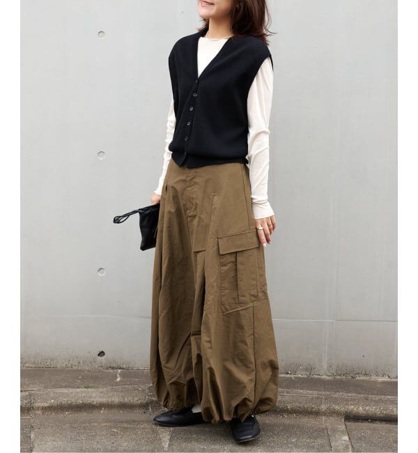 OUTDOOR PRODUCTS Usual Things「WEB・横浜店限定カラーあり ドロストバルーンカーゴスカート」|スカート|