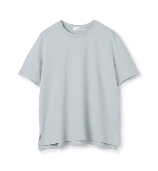 TOMORROWLAND collection「スーピマコットンジャージー クルーネックプルオーバー」|Tシャツ・カットソー|65 ライトブルー