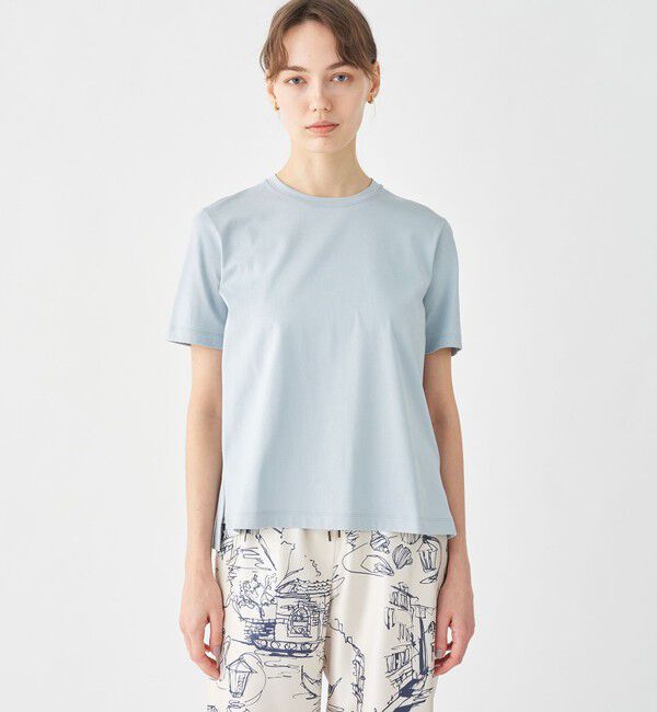 TOMORROWLAND collection「スーピマコットンジャージー クルーネックプルオーバー」|Tシャツ・カットソー|