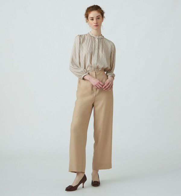 Ballsey「ライトカルゼ ストレートパンツ」|スラックス|