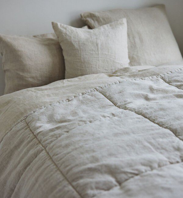 TOMORROWLAND HOME「プレーンリネン コンフォーターキルト（シングル）」|その他|