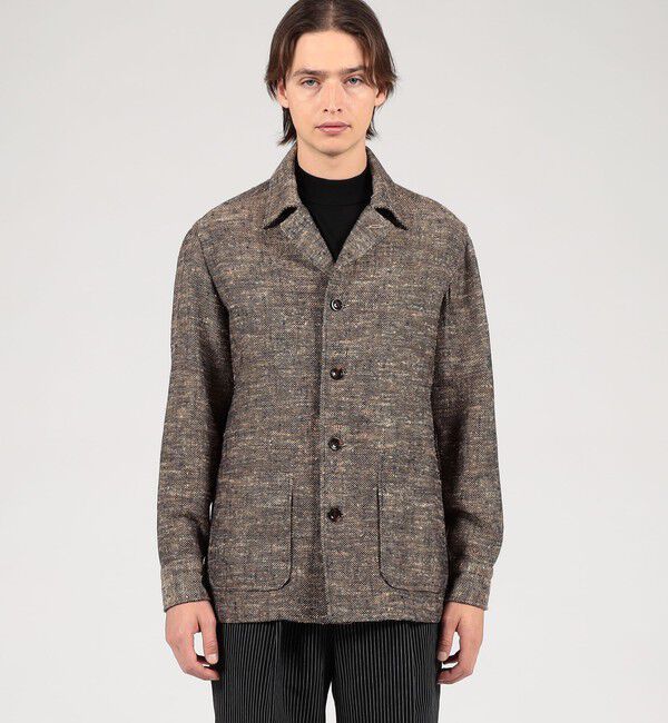 TOMORROWLAND MENS「TOMORROWLAND PILGRIM シルクコットン ハンドカバーシャツ」|ブルゾン・スタジャン|