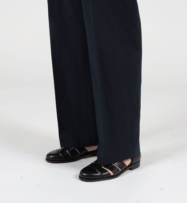 TOMORROWLAND BUYING WEAR「Tangent British army chinos リネンコットン ワイドパンツ」|スラックス|