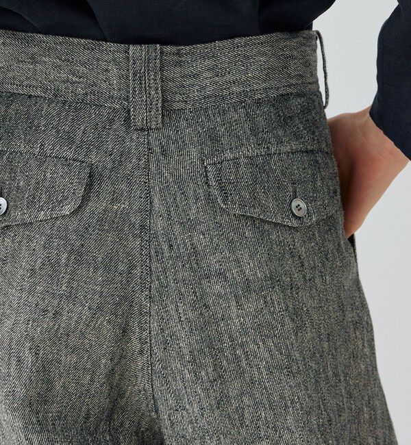 GALERIE VIE「ヘリテージリネン アーミースラックスパンツ」|スラックス|