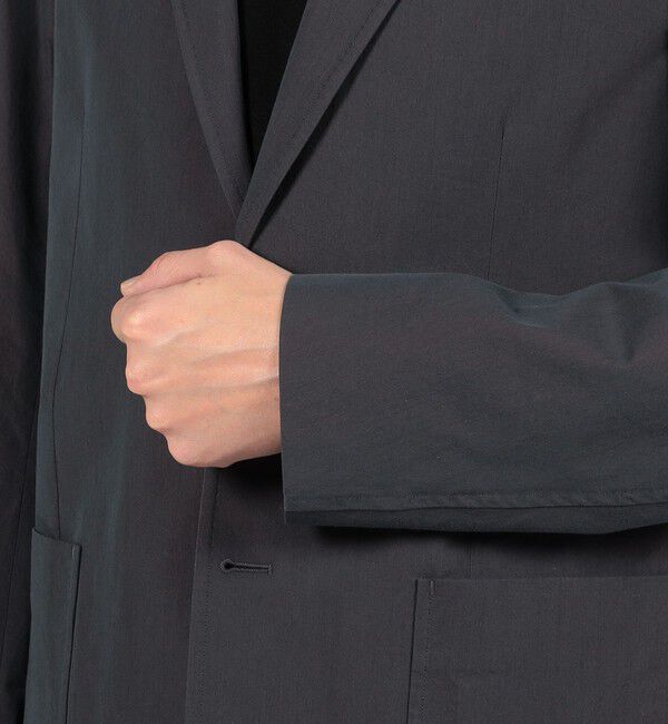 TOMORROWLAND MENS「コットンナイロンシャンブレー シングルブレステッド 2Bジャケット FABRICA」|テーラードジャケット|