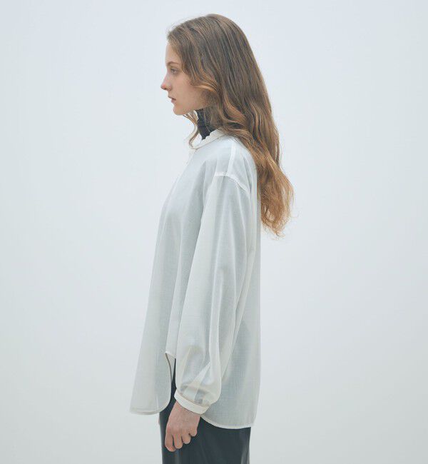 MACPHEE「T/W VOILEボリュームスリーブチュニックブラウス」|シャツ・ブラウス|