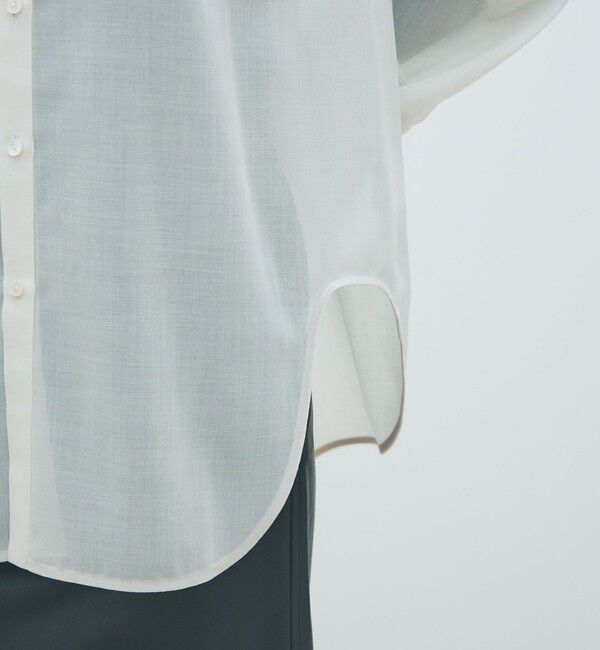 MACPHEE「T/W VOILEボリュームスリーブチュニックブラウス」|シャツ・ブラウス|