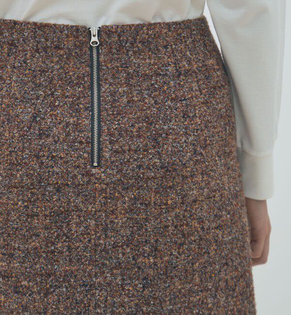 MACPHEE「スライバージャージー ミニスカート」|台形|