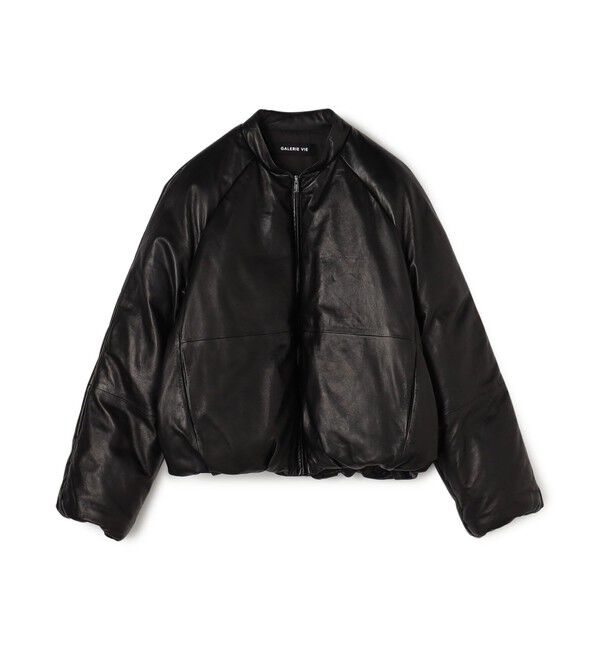 GALERIE VIE「シープダウン オーバルブルゾン」|ダウン|