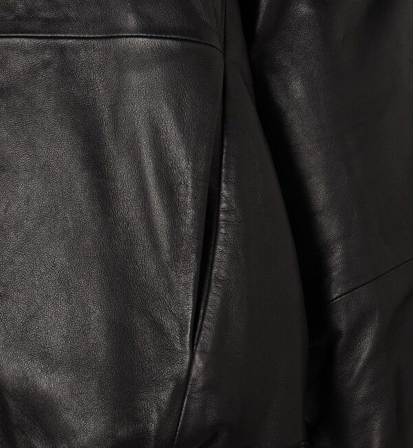 GALERIE VIE「シープダウン オーバルブルゾン」|ダウン|