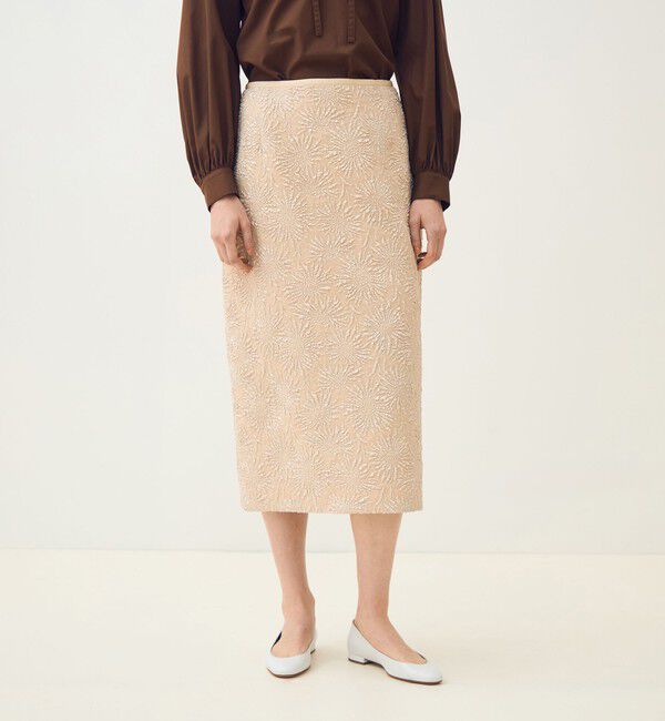 TOMORROWLAND collection「ソリアビーストレッチ タイトストレートスカート」|タイト|