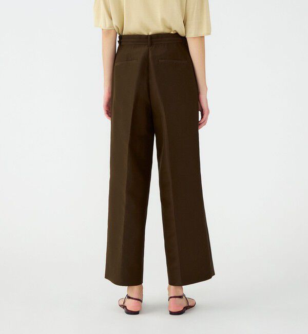 Ballsey「コットンシルクダブルクロス ストレートワイドパンツ」|その他|