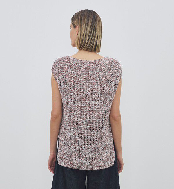 DES PRES「ギマコットン ボートネックベスト」|ニット・セーター|