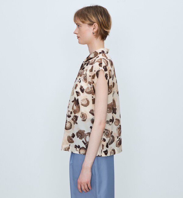 TOMORROWLAND collection「アンティークフルーツプリント 2wayボウタイブラウス」|シャツ・ブラウス|