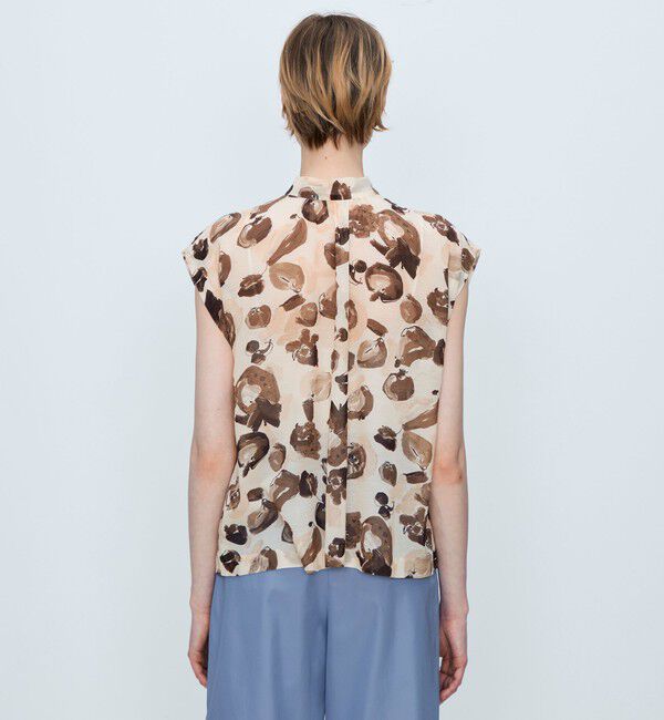 TOMORROWLAND collection「アンティークフルーツプリント 2wayボウタイブラウス」|シャツ・ブラウス|