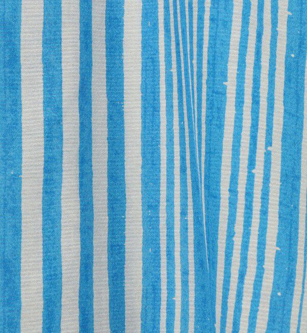 SOULEIADO「コットンシルクプリント プルオーバーブラウス」|シャツ・ブラウス|