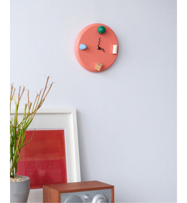 journal standard Furniture「【AREAWARE/エリアウェア】Wall Clock　壁掛け 時計」|クロック・置時計|ピンク