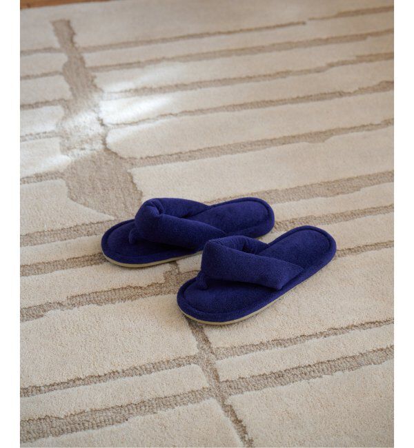 journal standard Furniture「TOWEL SLIPPER　スリッパ」|ルームシューズ|ネイビー