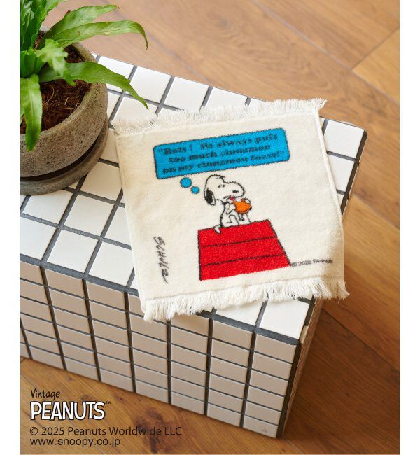 journal standard Furniture「【PEANUTS&times;JOURNAL STANDARD FURNITURE】HAND TOWEL　ハンドタオル」|タオル|ブルー