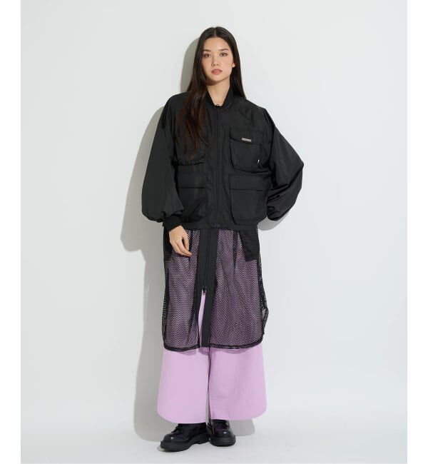 JOINT WORKS「ANNA SUI NYC / アナスイエヌワイシー 3WAY ロングベストブルゾン」|その他|ブラック