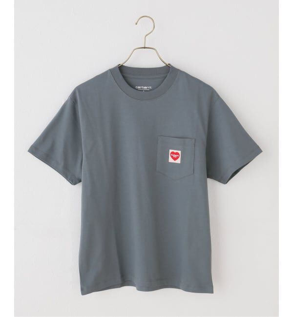 JOINT WORKS「CARHARTT / カーハート ダブリューアイピー W' S/S POCKET HEART T-SHIRT」|Tシャツ・カットソー|サックスブルー