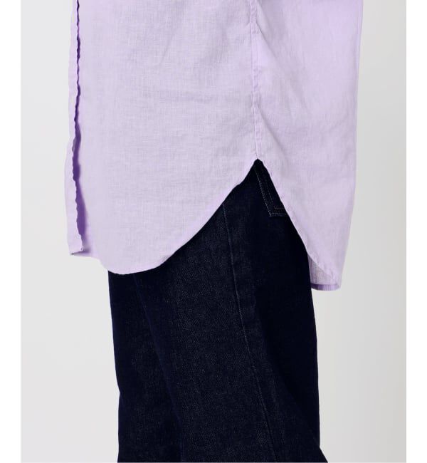 SLOBE IENA「リネンコットンレギュラーシャツ」|シャツ・ブラウス|