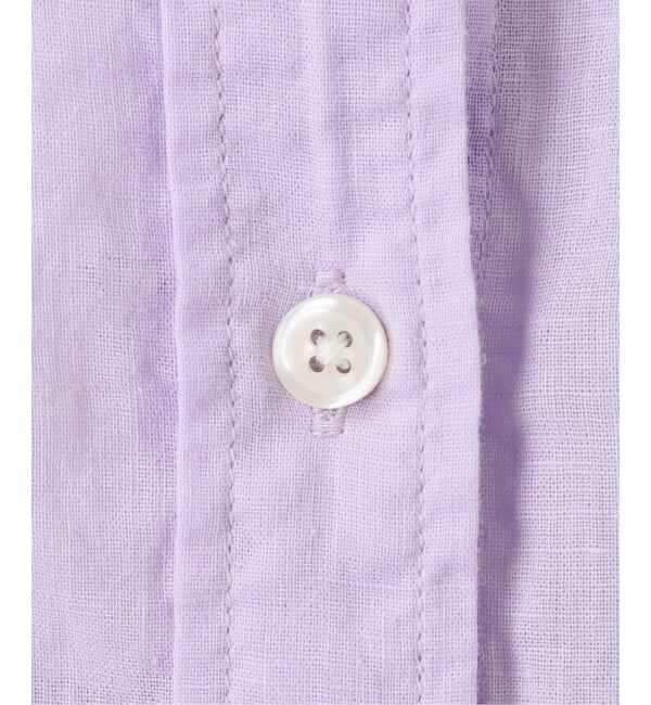 SLOBE IENA「リネンコットンレギュラーシャツ」|シャツ・ブラウス|