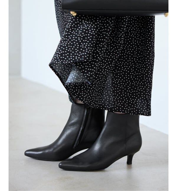 SLOBE IENA「SLOBE ポインテッドブーツ」|ショートブーツ|