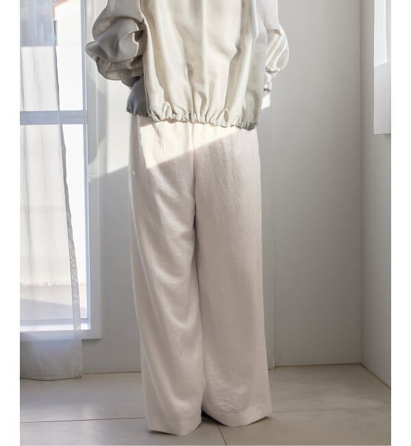 IENA「アンティークサテン イージーパンツ」|その他|