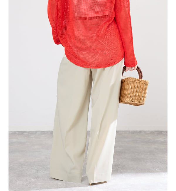 IENA「ハイツイストツイルスラックス」|スラックス|