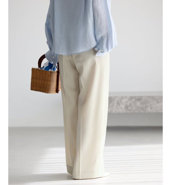 IENA「ハイツイストツイルスラックス」|スラックス|