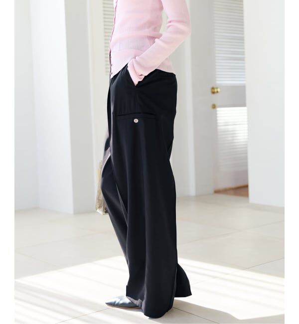 IENA「ハイツイストツイルスラックス」|スラックス|