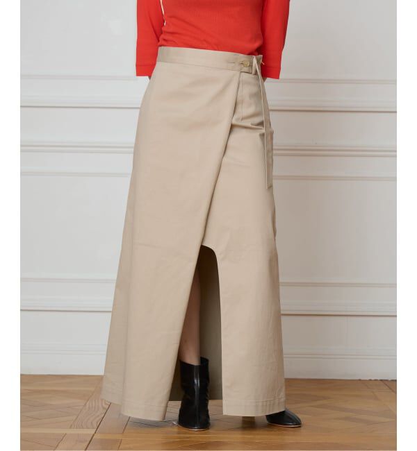 IENA LA BOUCLE「IENA LA BOUCLE チノラップスカート」|スカート|