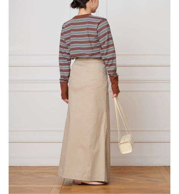 IENA LA BOUCLE「IENA LA BOUCLE チノラップスカート」|スカート|